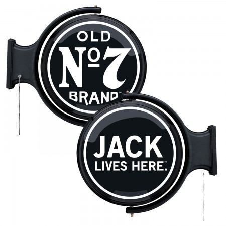 Jack Daniel's Old No. 7 Rotating Pub Light